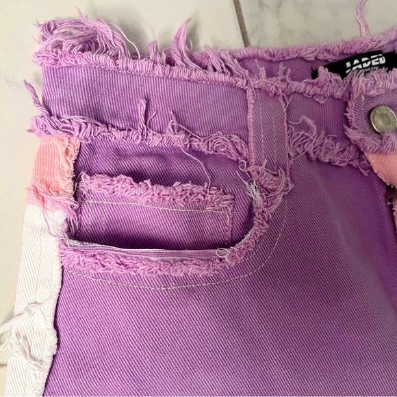 Jaded London Pastel Patchwork Boyfriend Fit Jeans - Picture 11 of 16